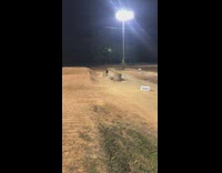 Dad tries to do bike course shortened version
