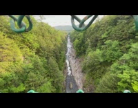 Collab DailyDoseOfInternet - River view from bridge quechee gorge vermont