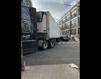 Black Truck Stays and Blocks Street Intersection