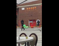 Guy black sleeves rap video china town