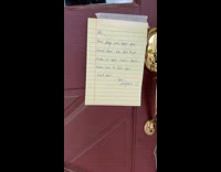 Neighbors bring home dogs and tie string to door 