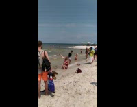 People photo shoot starfish beach seaside