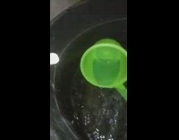 Guy snaps fingers makes beat dripping water
