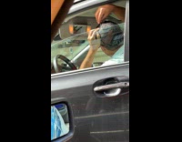 Collab WINY - Man pulls white hair with scissors 