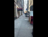 Hazmat suit guy puts hands on hips 