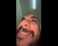 Guy does camstar face zoom trend 