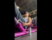 Guy spills drink twice at the gym 