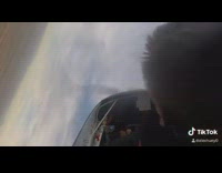 Pilot guy spins airplane upside down 