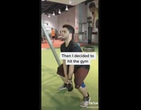 Guy shows before and after weight loss 