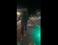 Girls pulled in rickshaw fall back as guy jumps