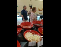 Foodie records buffet video 