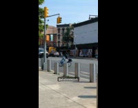 Collab winy - Man does stunts on bike in middle of road 