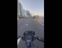 Guys riding bicycles down highway get caught