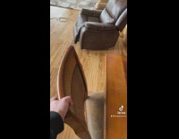 Two guys sit down for dinner at extra long table 