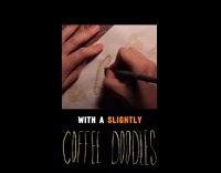 Guy draws over coffee stains while narrating part 1