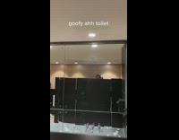 Collab BitchIG2 - Guy taller than the public restroom stalls