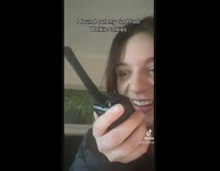 Woman finds out that her dad has walkie talkies
