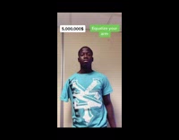 Guy chooses to equalize arms 