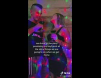 Girlfriend promises boyfriend but falls asleep at home 