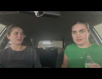 Woman burps loud after doing sprite challenge 