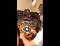 Man shoots jackpot on pin ball game 