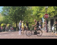 Guy continous two brown bat movement park