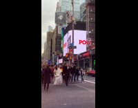 Couple wear wedding clothes for photoshoot 