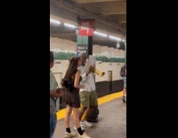 Collab WINY - Woman joined man playing trumpet by singing