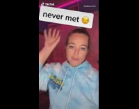 Girl takes head off tiktok transitions hats 