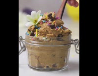 chickpea based vegan and gluten-free cookie dough