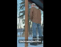 Guy demonstrates what its like to piss 