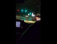 Driver swerving lanes pulled over by cops