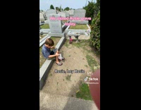 Kid Gives Late Sister Candies on Grave