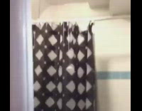 Guy lights firework inside bathroom 