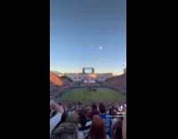 Jets fly by fireworks land on people