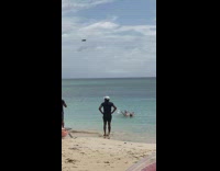 Woman swimsuit lay on transparent boat beach part 2