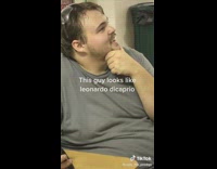 This guy looks like Leonardo DiCaprio 