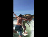 Collab Allfails - Man Throws Cake In Face Of Guy Water Skiing