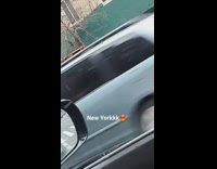 Car in tight parking spot 