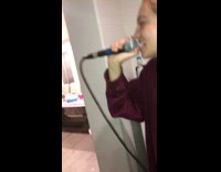 BitchMP - Girl singing into the unknown friends scream bad singing