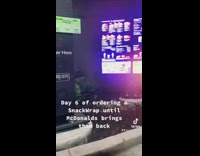 Man tries to order SnackWrap from McDonalds 