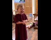 Little girl with the best laugh 
