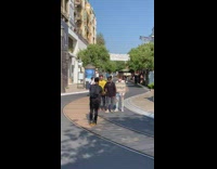 Three guys dance street yellow sweater tracks 