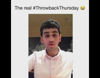 Throwback thursday guy writes on paper 