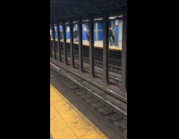 Collab Subway Creatures - MTA workers retrieving airpods from tracks 