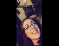 Black cat sniffs hair falls off couch 