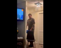 Man called pookie bear by trick or treater