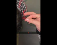 Guy pulls hair off of friends head while he sits on toilet 