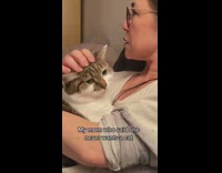 Woman says she never wants a cat 