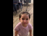 Dad in charge of getting toddler ready